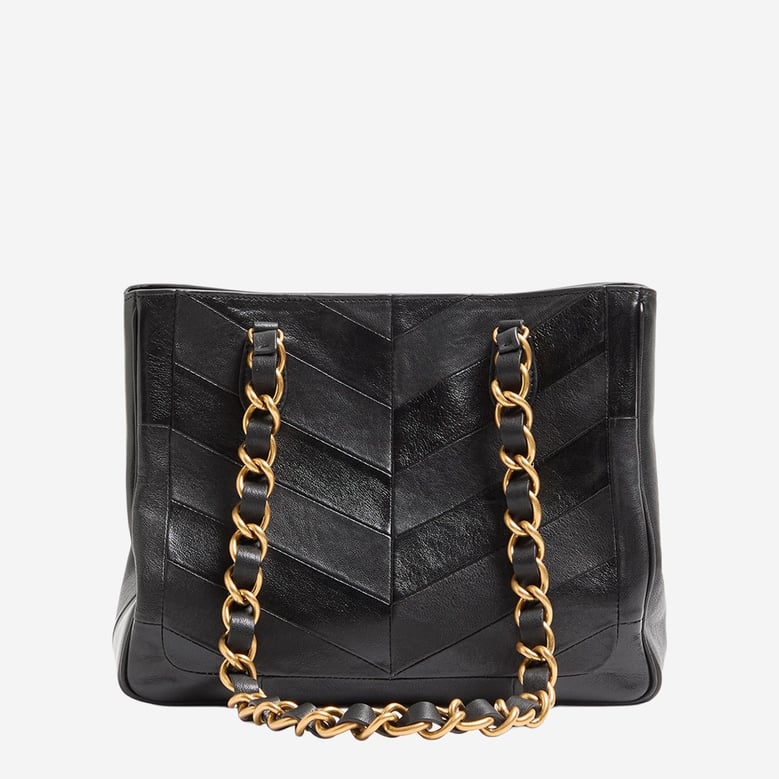 leather bag with chevron pattern by Selfnex