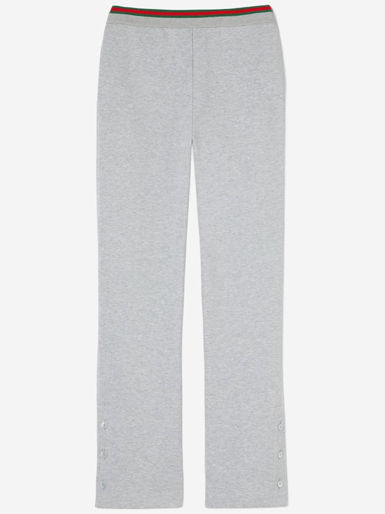 cotton jersey leisure trousers with web by Selfnex