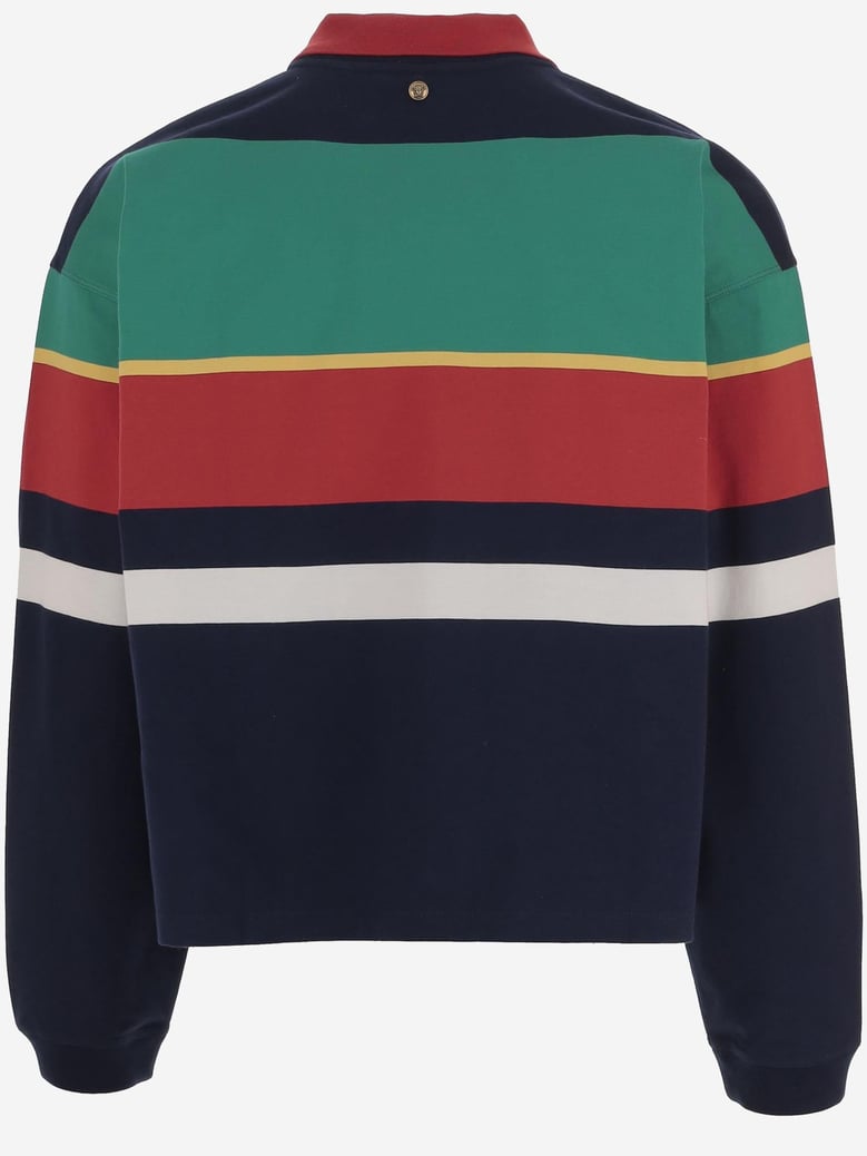 polo shirt striped cotton by Selfnex
