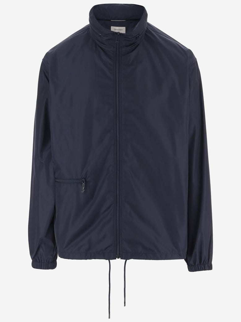 nylon jacket with high collar by Selfnex