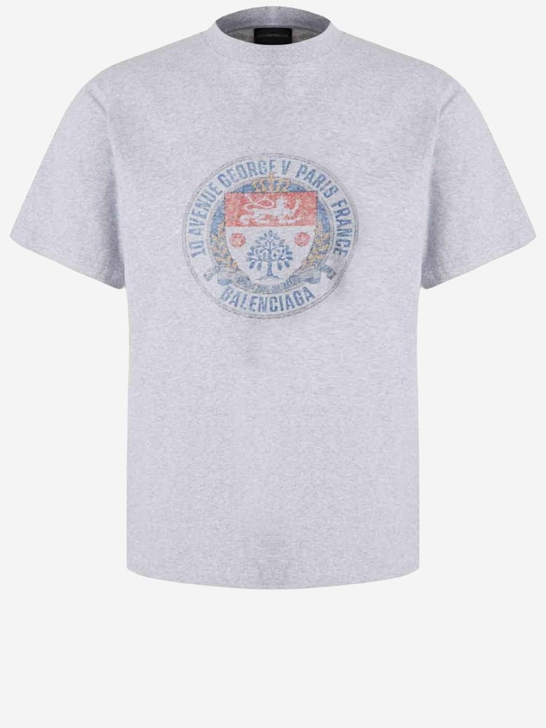 printed cotton t-shirt by Selfnex