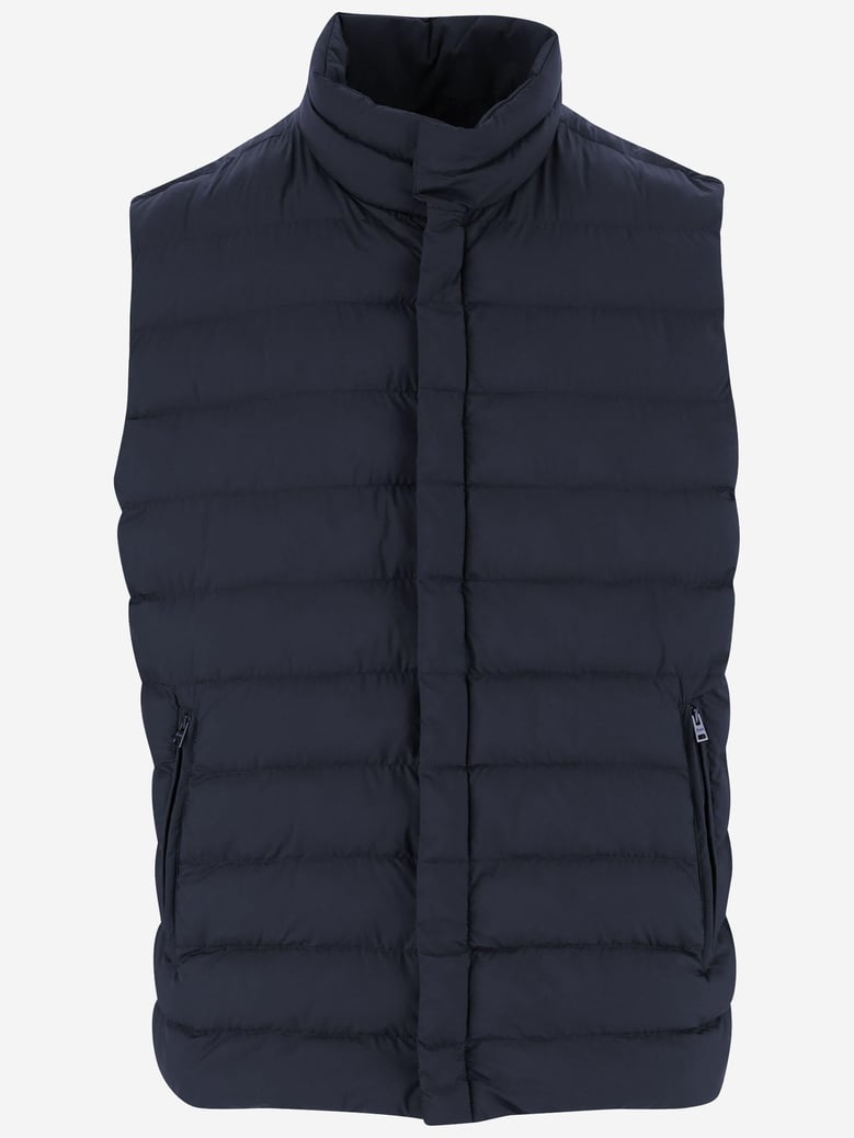 padded nylon vest by Selfnex