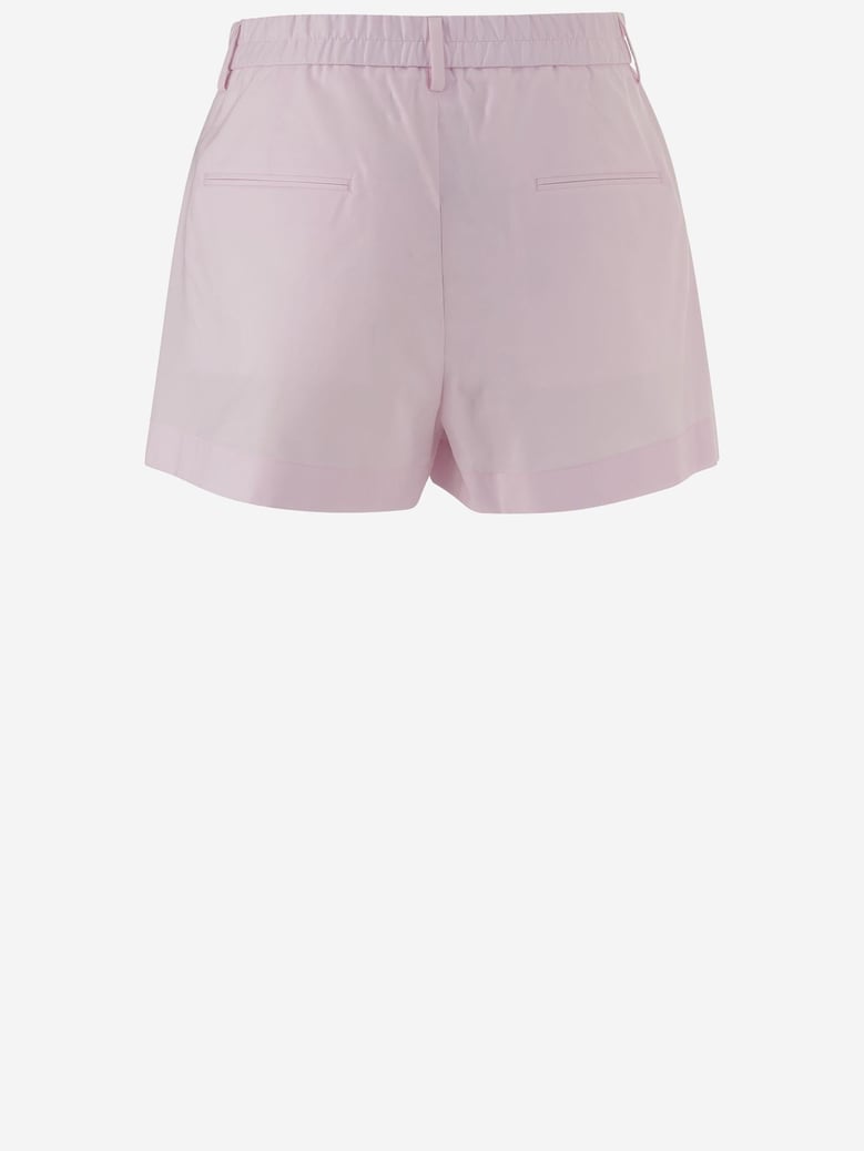 cotton shorts with belt loops by Selfnex