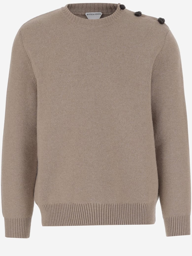 wool sweater with zip and pocket by Selfnex