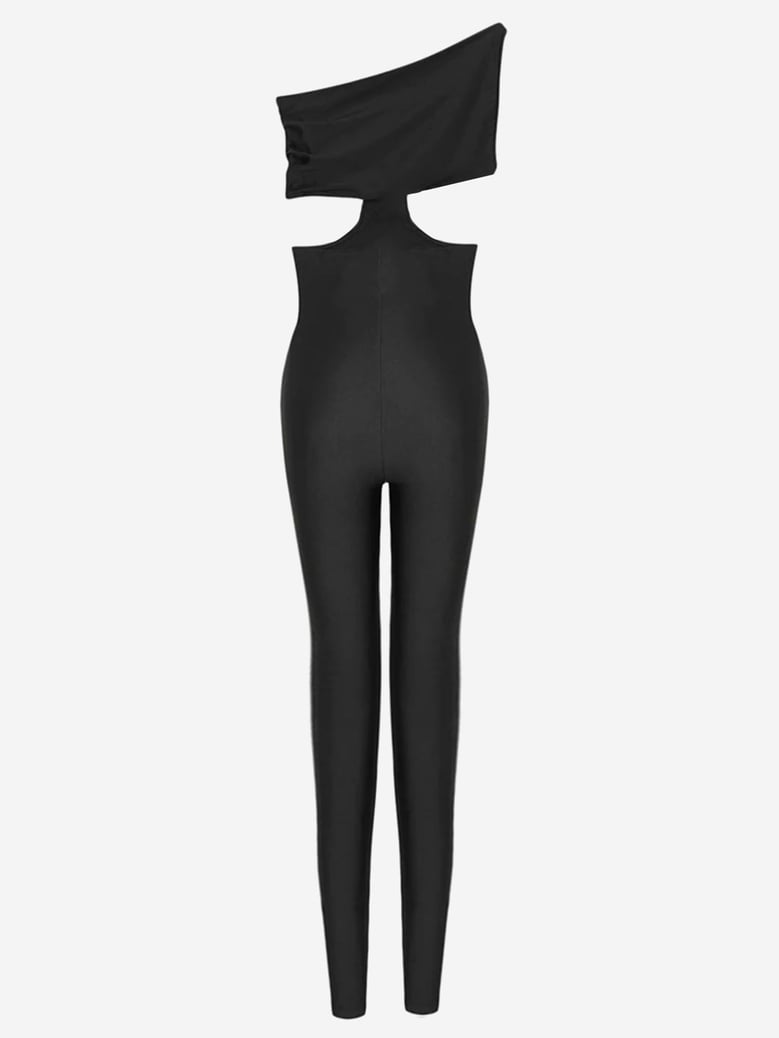 one-shoulder jumpsuit by Selfnex