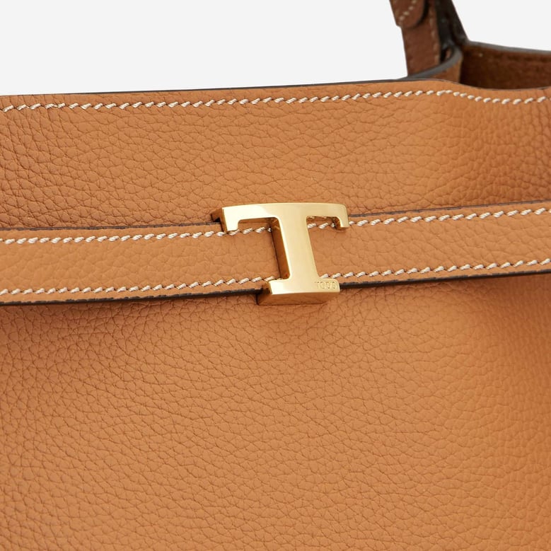 leather shopping bag with by Selfnex