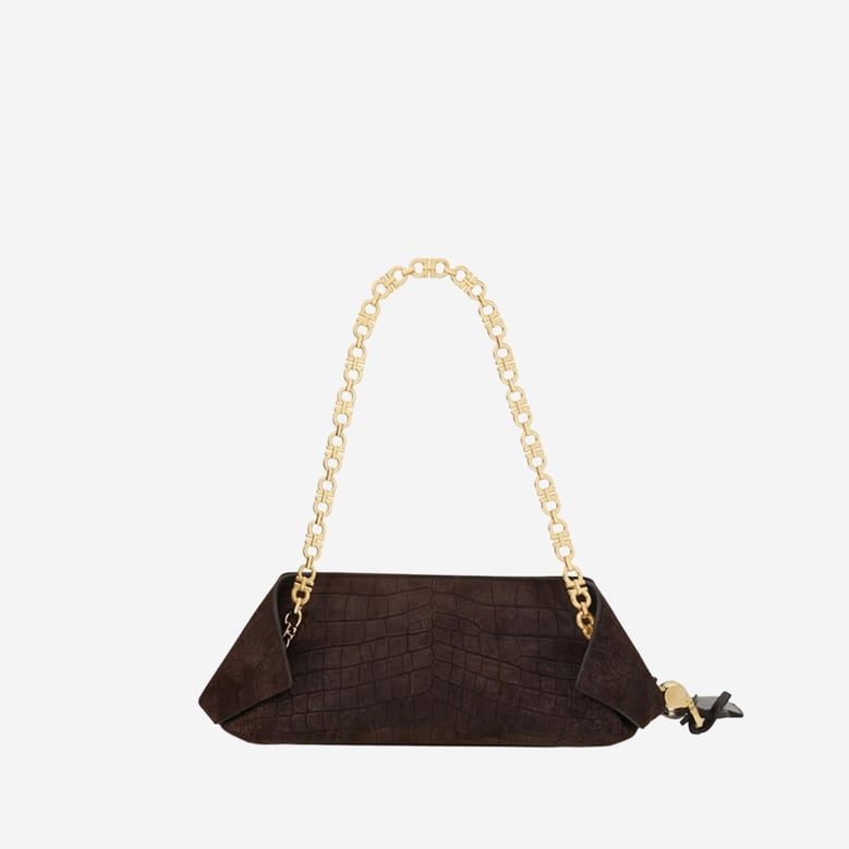 suede shoulder bag by Selfnex