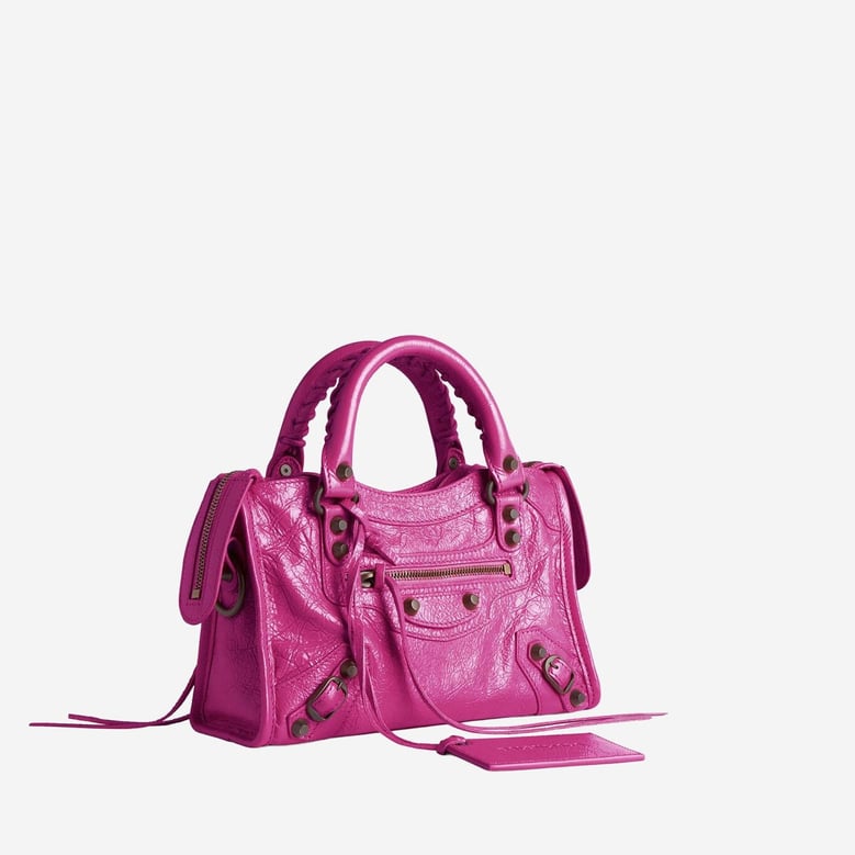 mini le city bag fuchsia lambskin by Selfnex