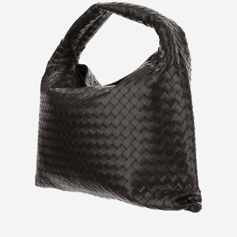 large hop bag in brown calfskin by Selfnex