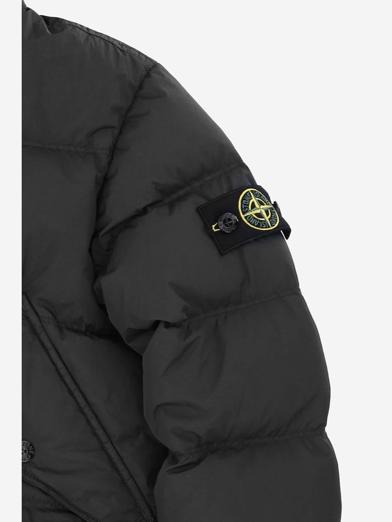 down jacket nylon black by Selfnex