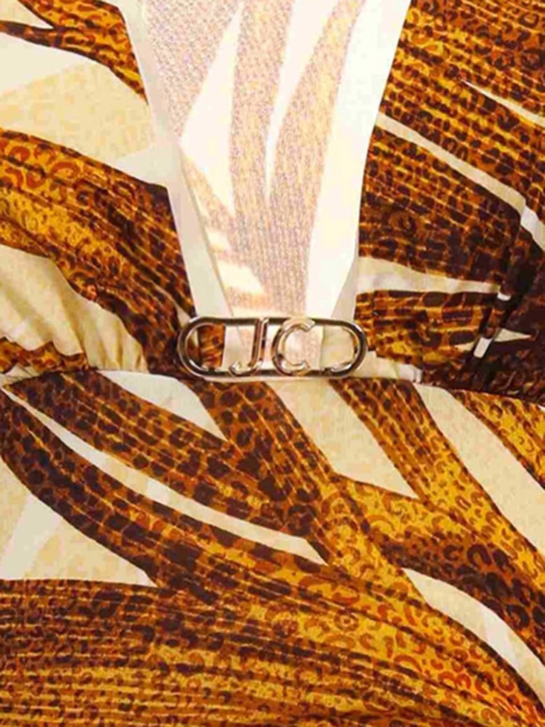 dress in printed stretch viscose by Selfnex