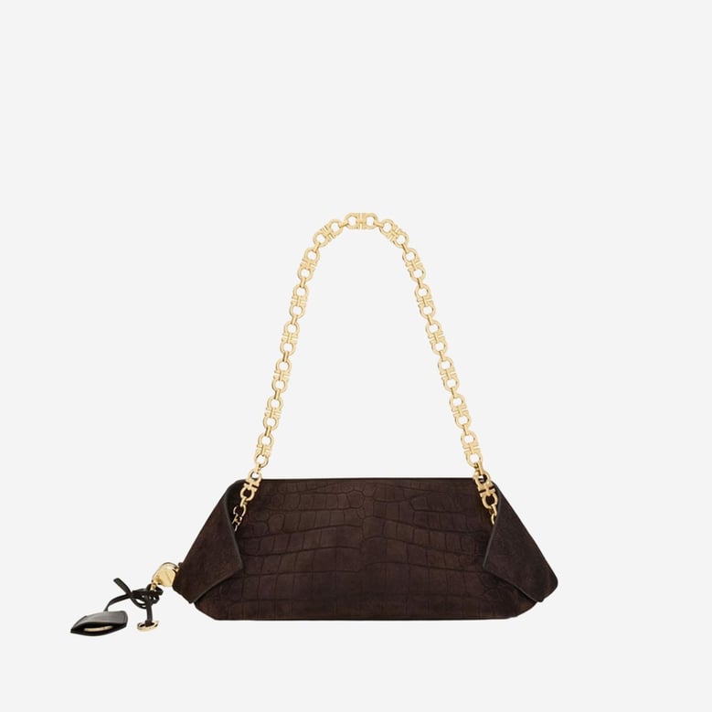 suede shoulder bag by Selfnex