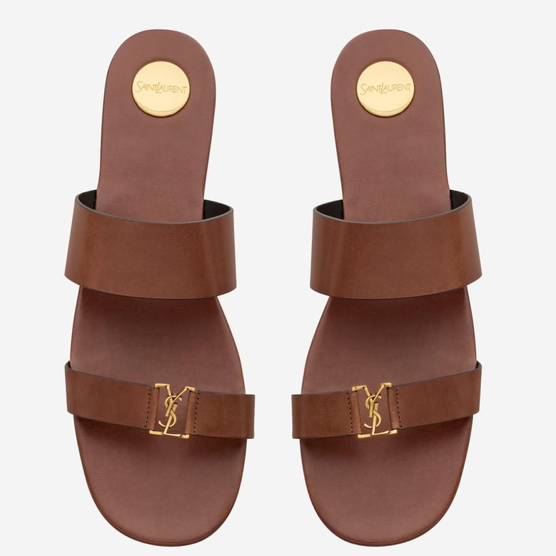 leather sandals babylone brown by Selfnex