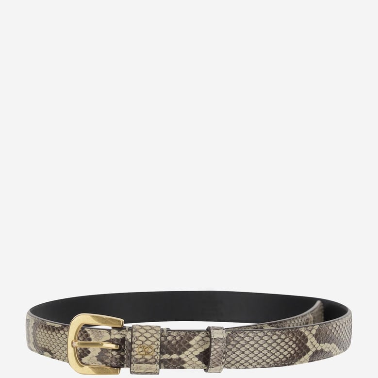 python leather belt by Selfnex