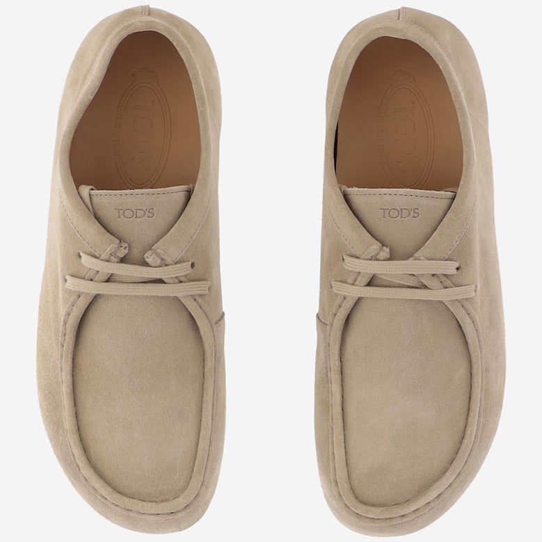 suede loafers beige by Selfnex