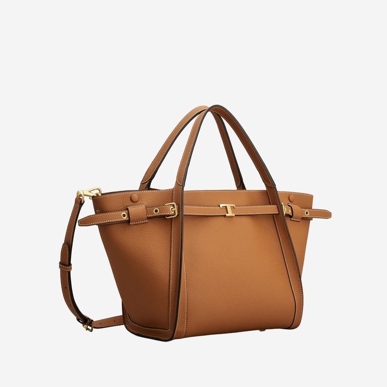 leather shopping bag with by Selfnex