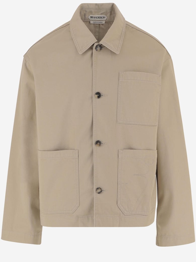 cotton jacket beige by Selfnex