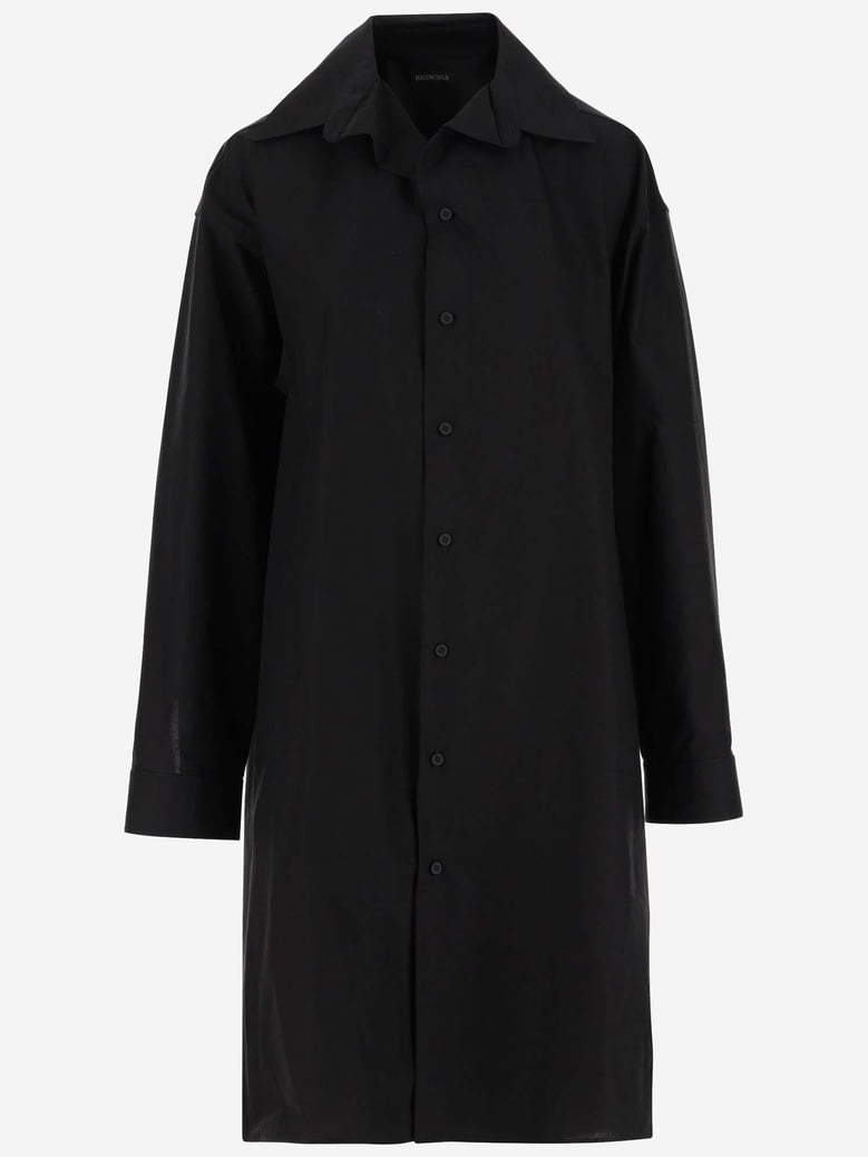 cotton chemisier dress by Selfnex