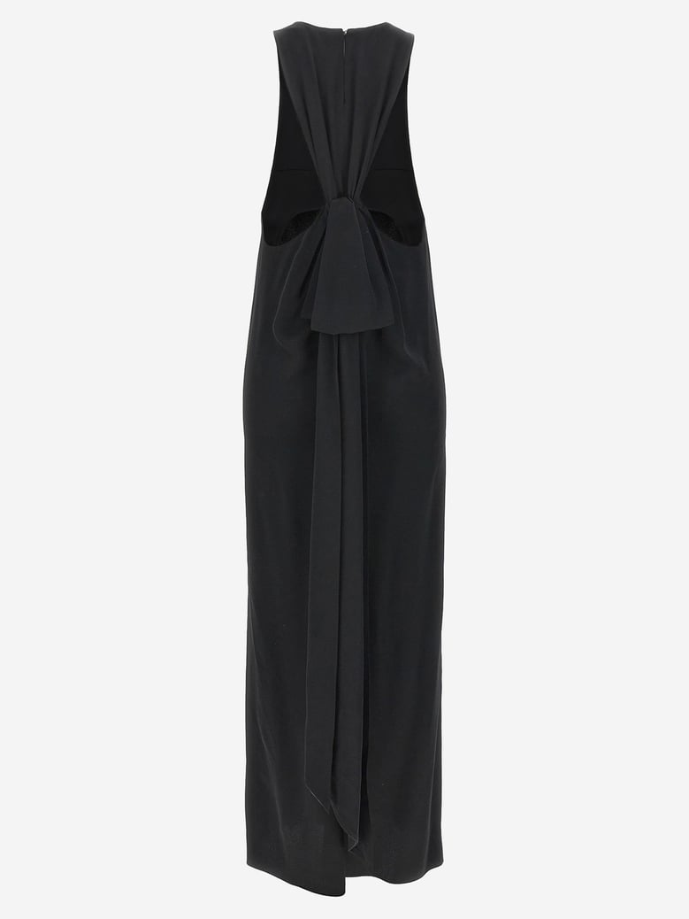 viscose blend long dress by Selfnex