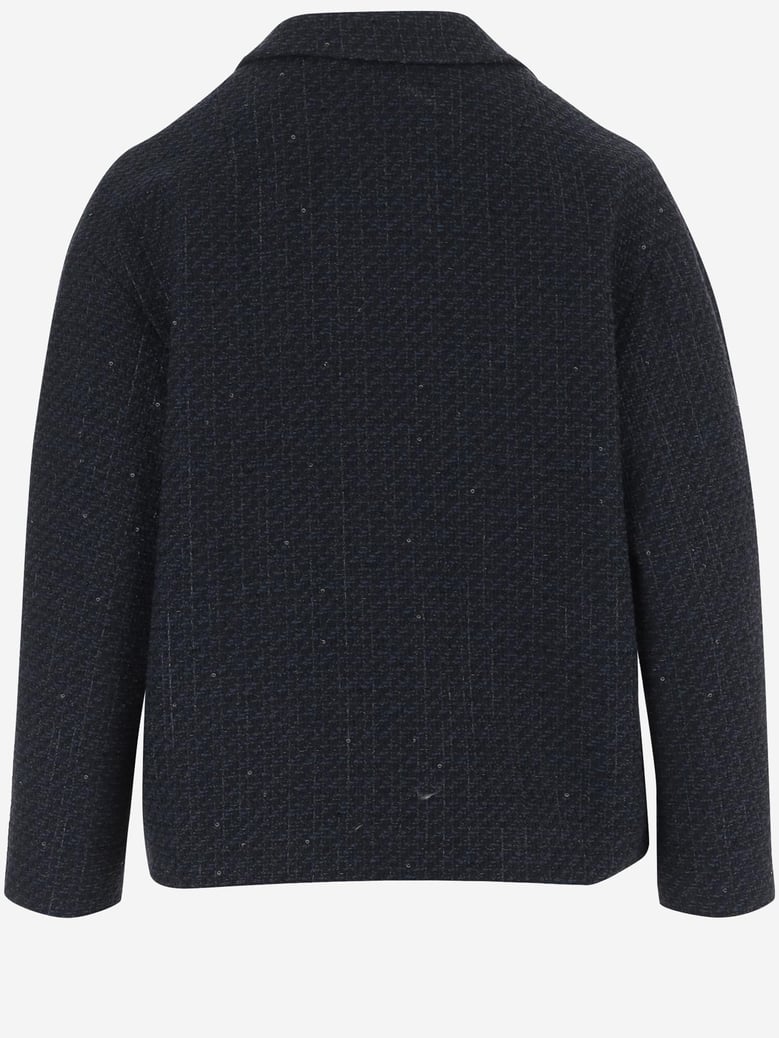 cotton blend jacket by Selfnex