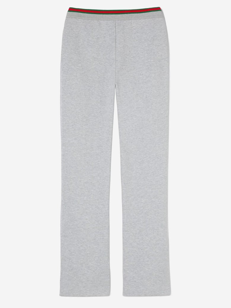 cotton jersey leisure trousers with web by Selfnex