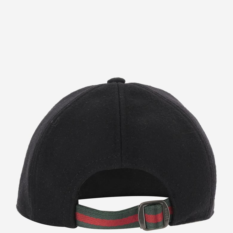 wool baseball cap with adjustable strap by Selfnex