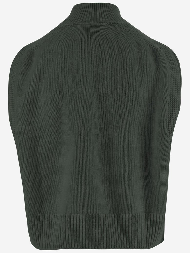 cashmere sleeveless sweater by Selfnex