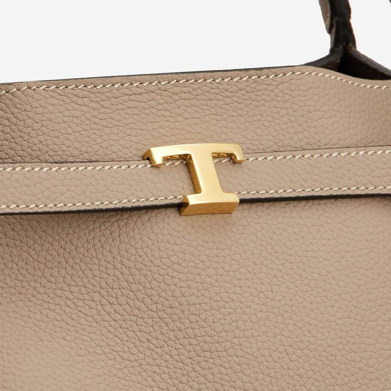 leather shopping bag with logo by Selfnex