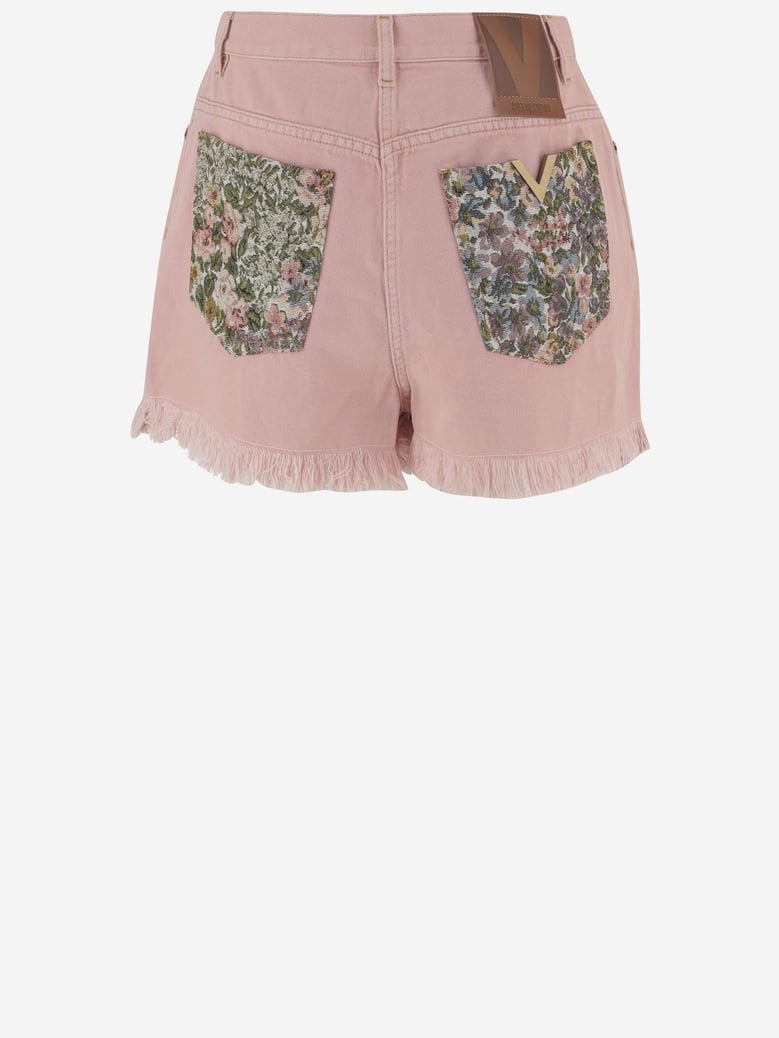 cotton blend shorts by Selfnex