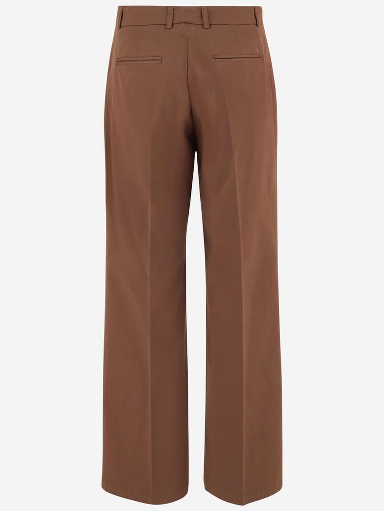 stretch cotton pants by Selfnex