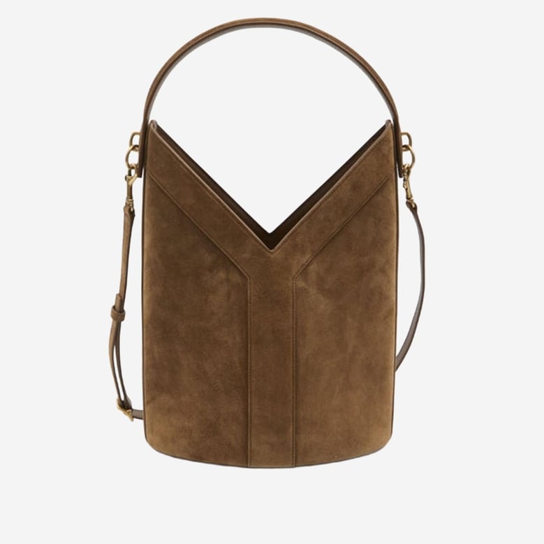 y bucket bag in suede by Selfnex