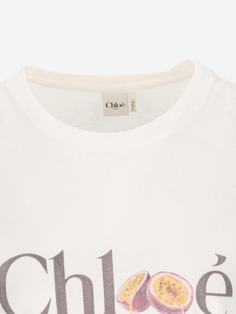 cotton t-shirt with logo print by Selfnex