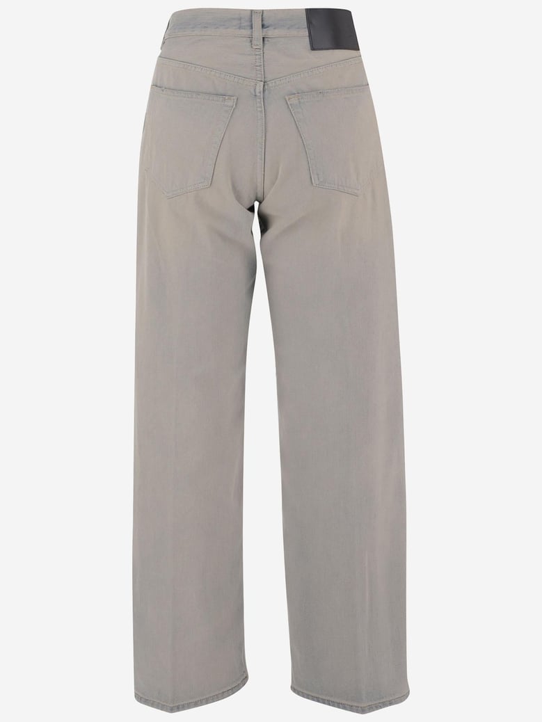 cotton jeans light grey by Selfnex