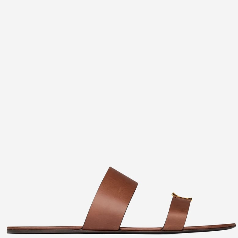 leather sandals babylone brown by Selfnex