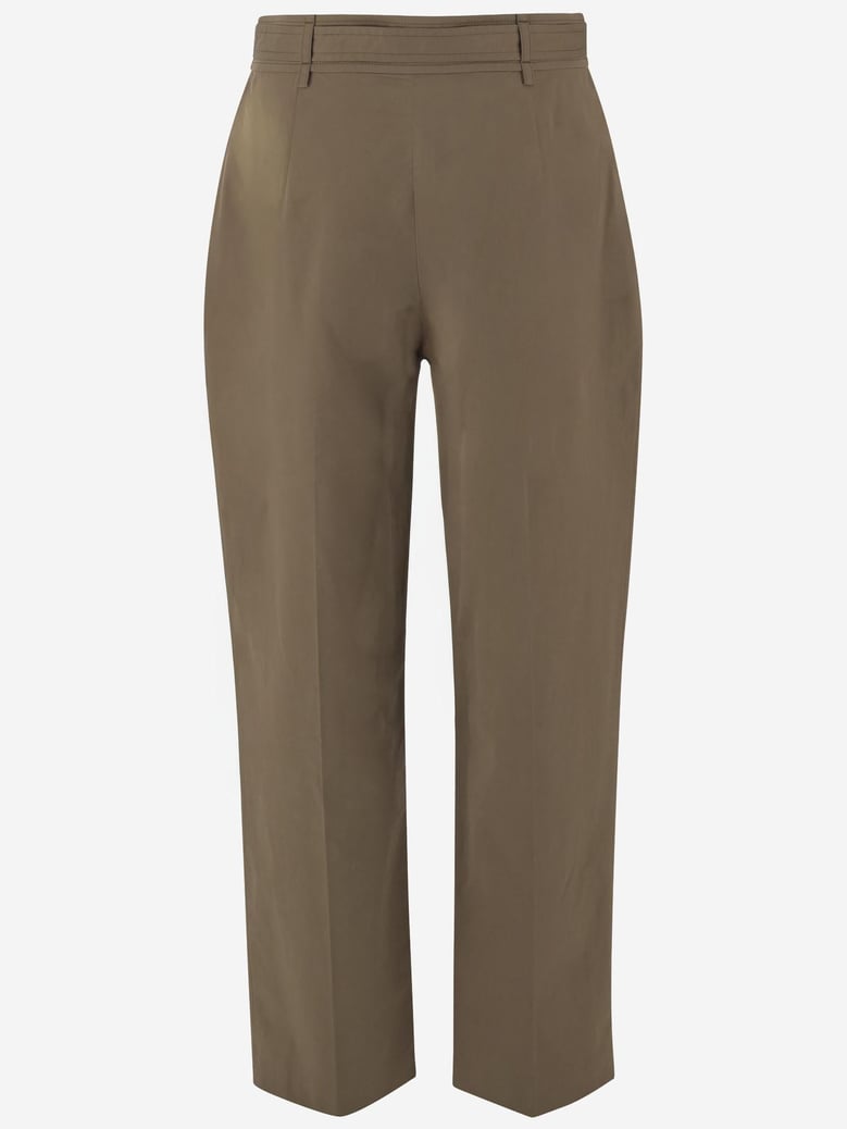 cotton trousers khaki by Selfnex