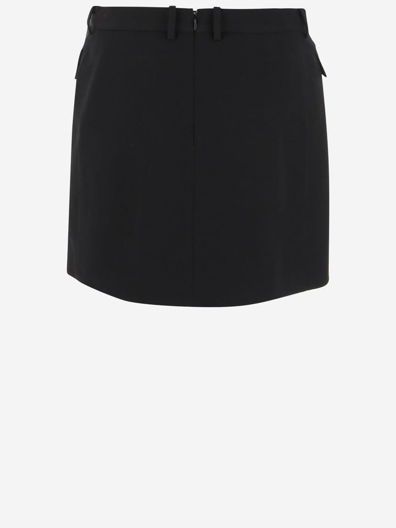 wool and viscose skirt by Selfnex