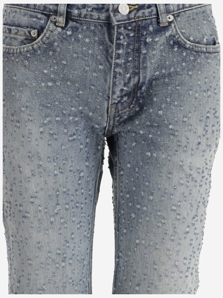 jeans low-rise distressed by Selfnex