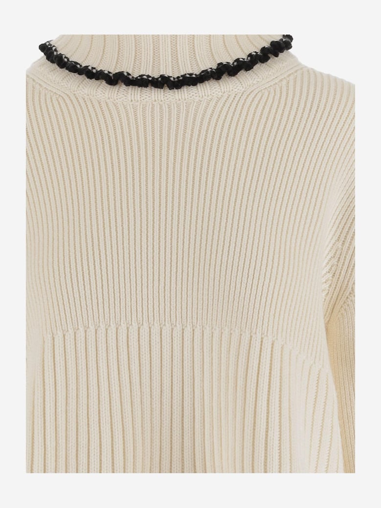 wool blend sweater by Selfnex