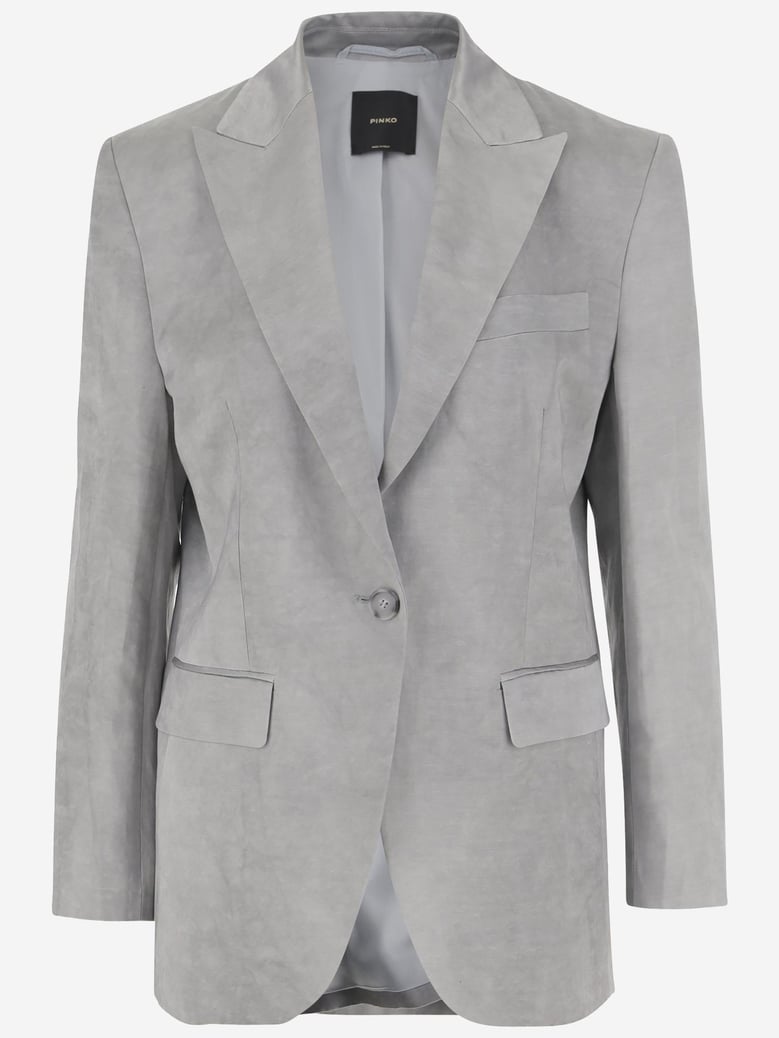 blazer viscose blend grey by Selfnex