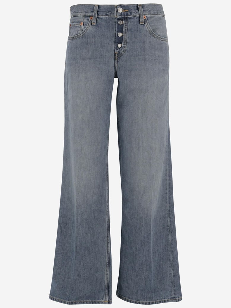cotton denim jeans with classic style by Selfnex