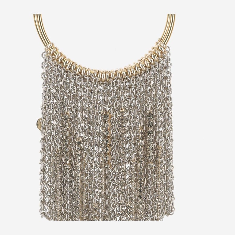 handbag lefluff metal chain fringe by Selfnex