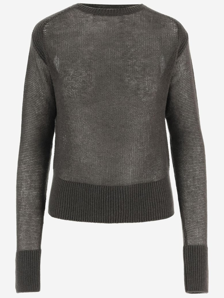 cashmere crew neck sweater by Selfnex
