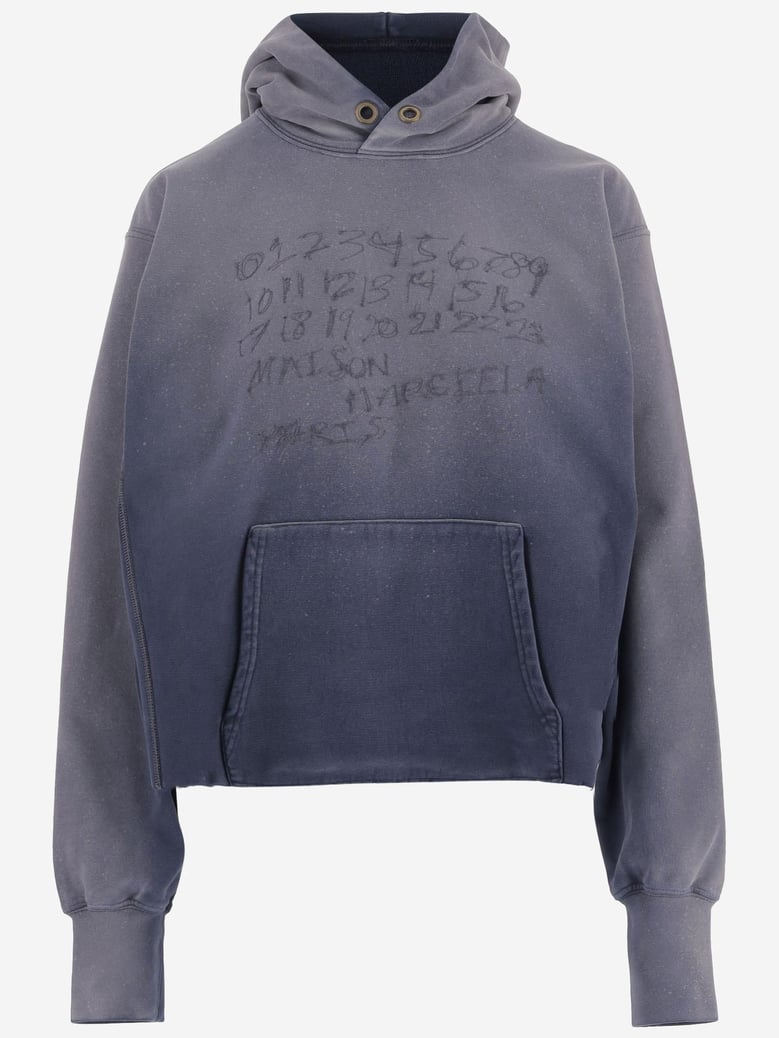 cotton sweatshirt with logo by Selfnex
