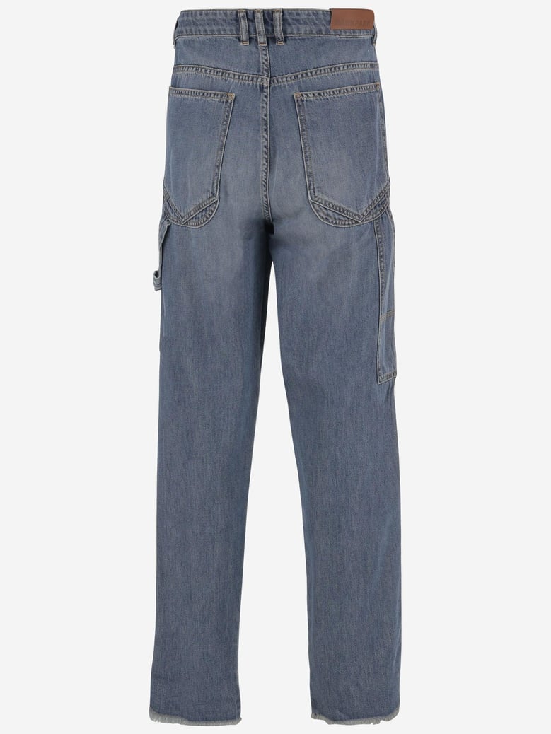 cotton blend denim jeans by Selfnex