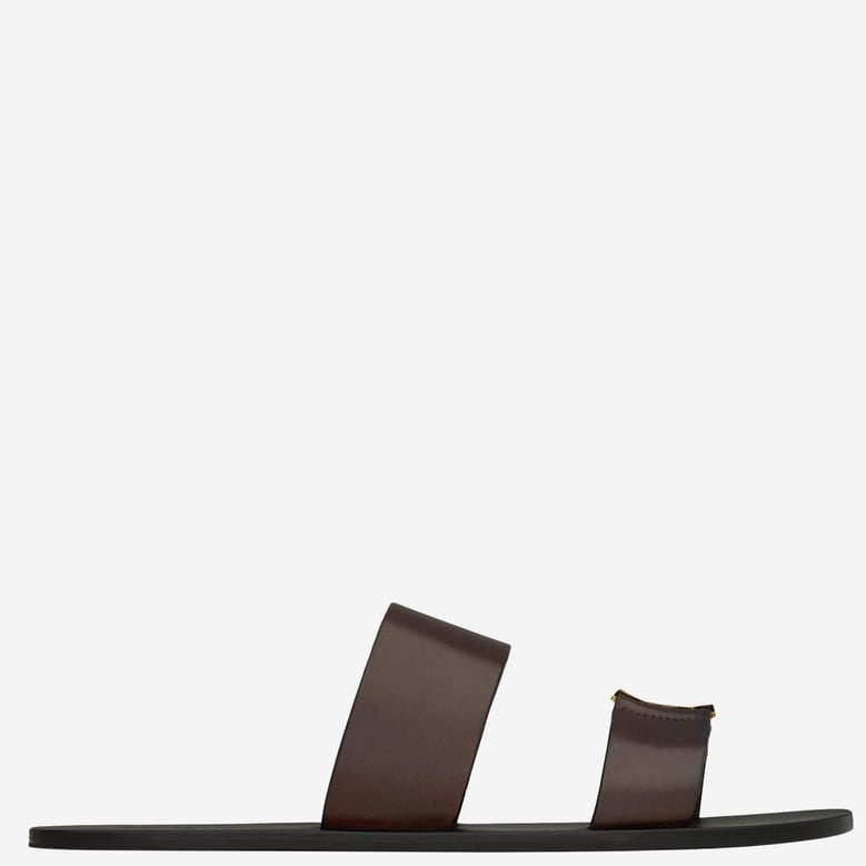 leather sandals brown by Selfnex