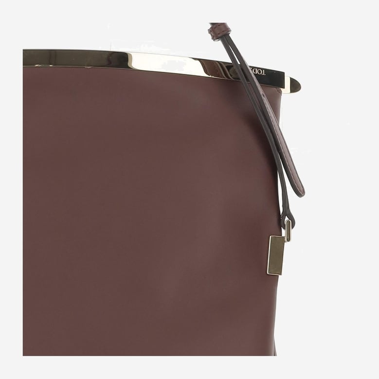 calfskin small flap shoulder bag by Selfnex
