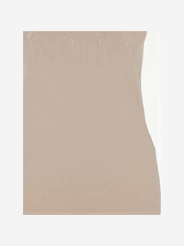 jersey top with cast-effect logo by Selfnex