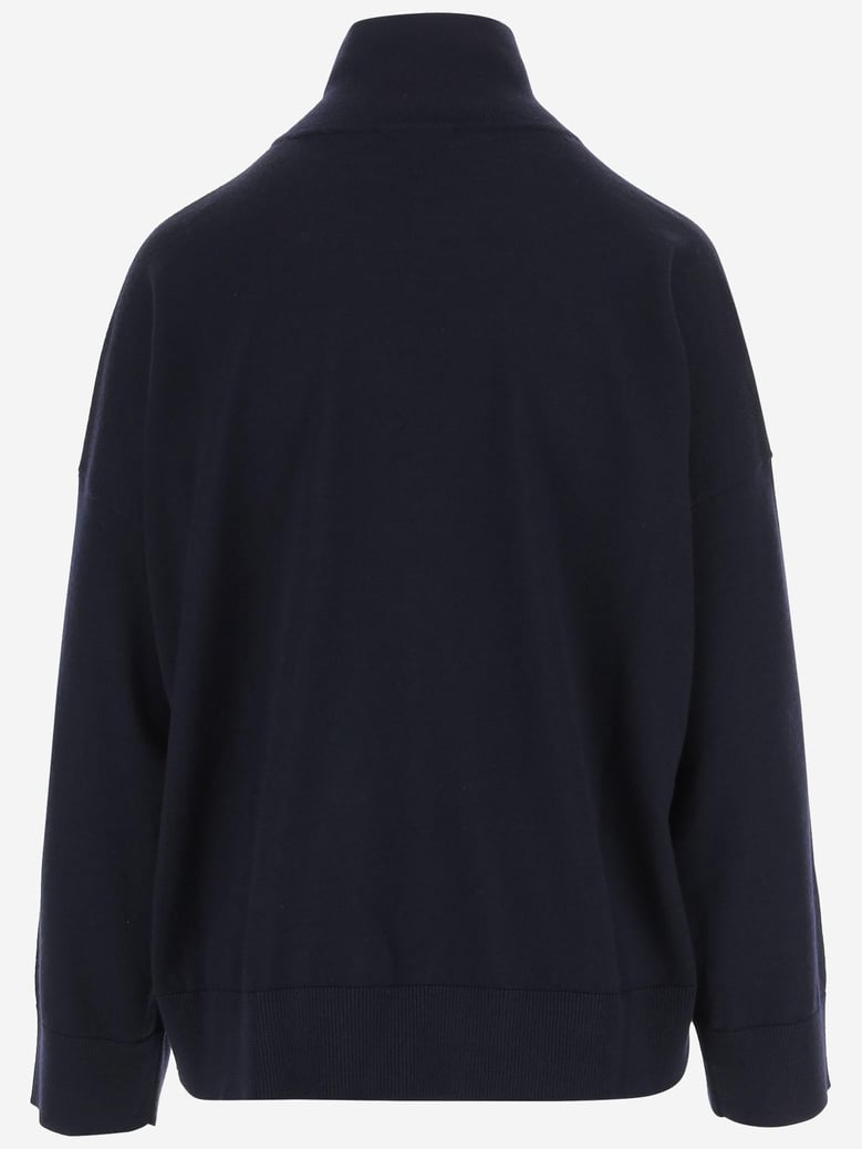 wool sweater with high neck by Selfnex