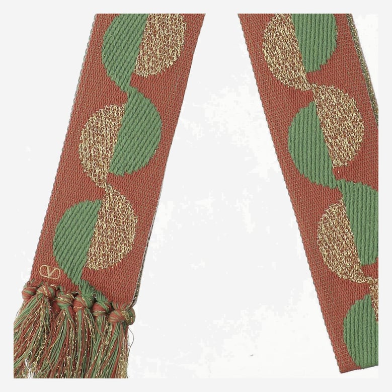 antibes cotton and lurex scarf by Selfnex