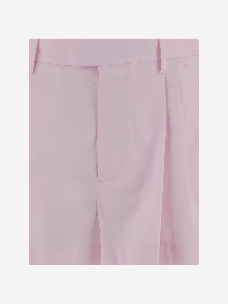 cotton shorts with belt loops by Selfnex